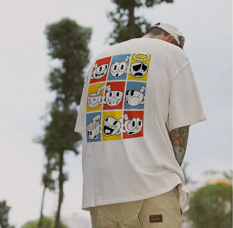Funny Cups Printed T-shirt