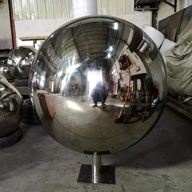 24 inch stainless steel sphere water feature