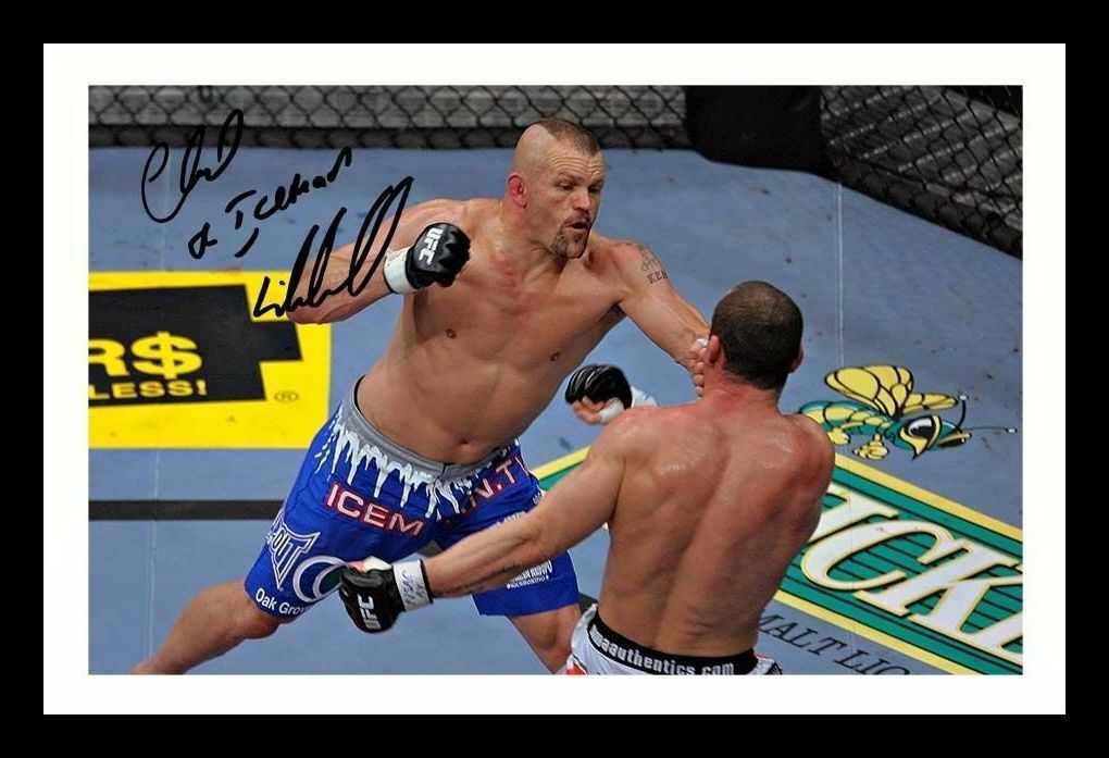 Chuck Liddell - UFC Autograph Signed & Framed Photo Poster painting