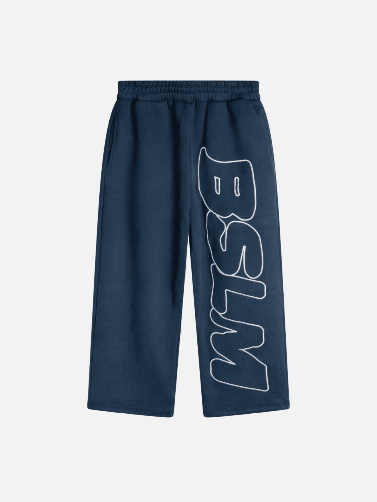 OUTLINED SWEATPANTS NAVY
