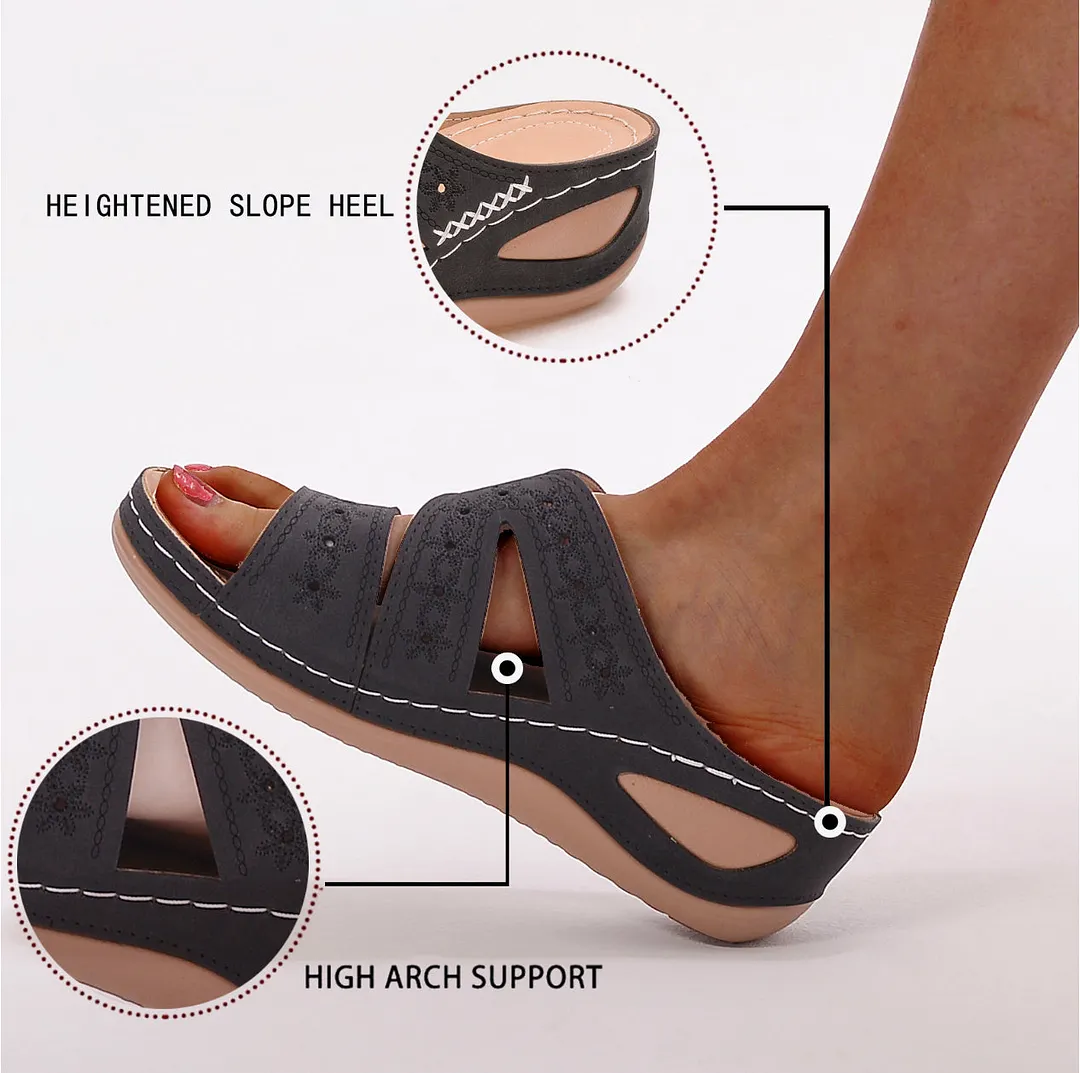 Women's Thick Platform Lightweight Arch Support Easy Wearing Slipper Sandals