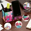 Multifunctional Handmade Wood Diamond Painting Phone/pen Holder& Storage Box Table Ornament Kits