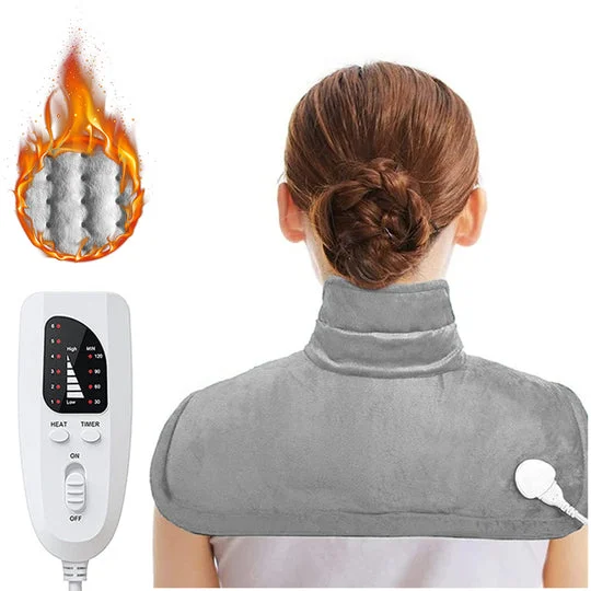 Shoulder and Back Heating Pad, Heated Poncho for Back