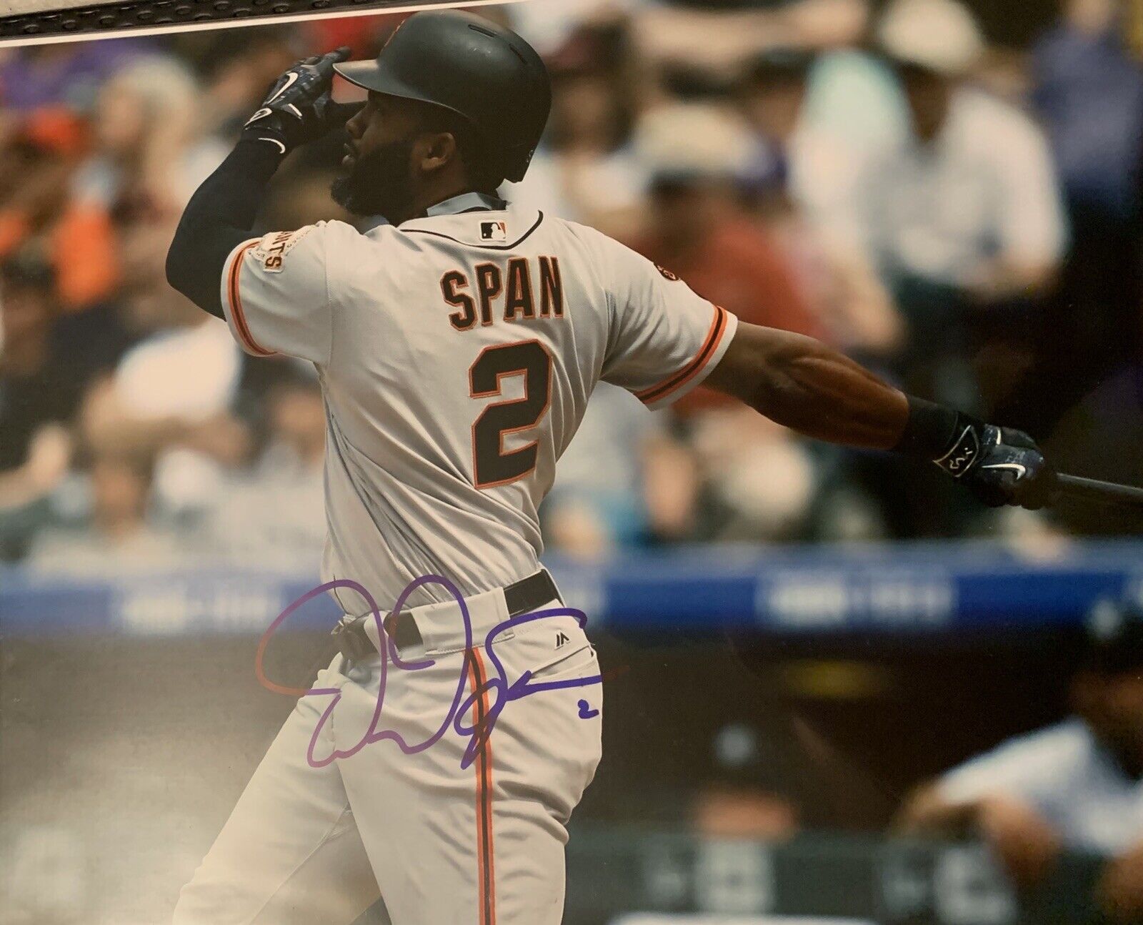 denard span Signed 8x10 Photo Poster painting Pic Auto Giants