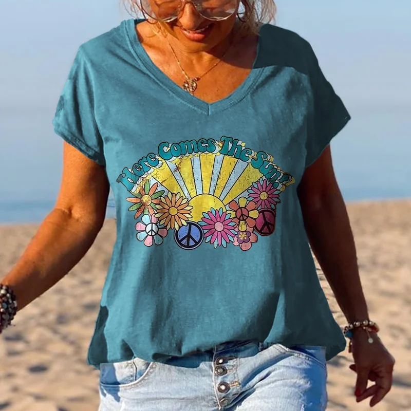Here Comes The Sun Graphic Tees