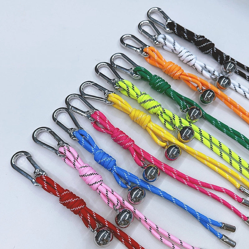 Colorful Woven Lanyard Miu Home Bag Hanging Creative Keychain Ball Pendant Pendant Couple Braided Pendant