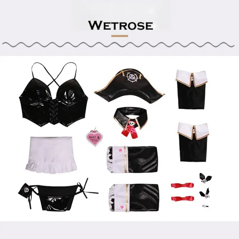 [Wetrose] In Stock Goddess of Victory: Nikke Mast Romantic Maid Pirate Maid Full Set Cosplay Costume Halloween 