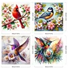 (US Local)Bird-Paint By Numbers Kit(30x30cm)