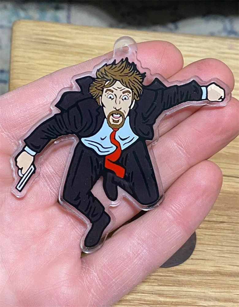 Die Hard Advent Calendar &ndash; Hans Gruber Falling Off Off Nakatomi Plaza