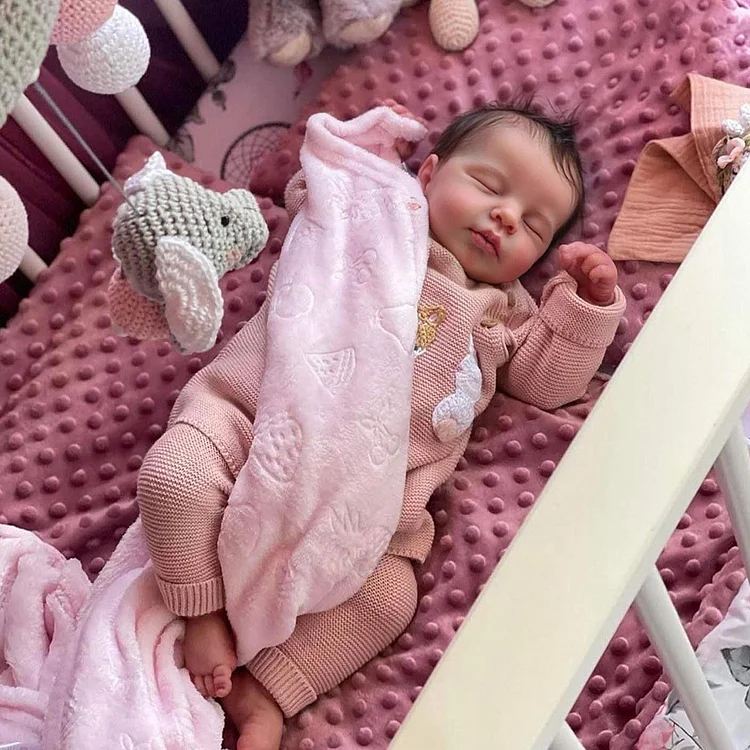 [3-7 Days Delivery]12"&16" Fully Squishy Baby Girl Lesley, Lifelike & Realistic Handmade Soft Silicone Baby Doll By Dollreborns®