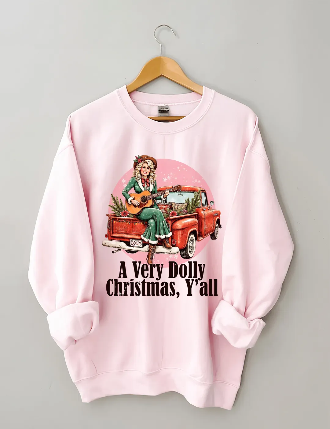 A Very Dolly Christmas,Y'all Sweatshirt