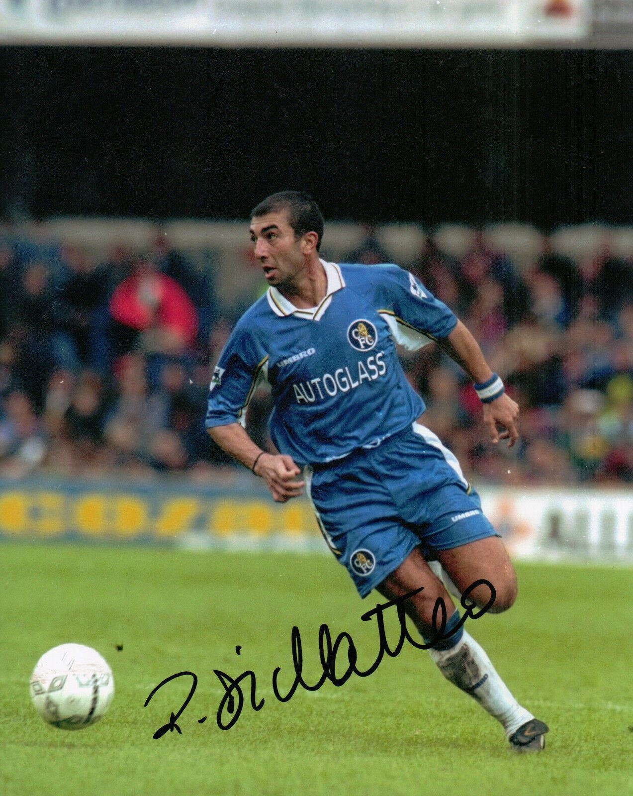 Roberto Di Matteo Genuine Signed 10X8 Photo Poster painting Chelsea FC AFTAL COA (1127)