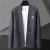 New Printed Stitching Cardigan Sweater