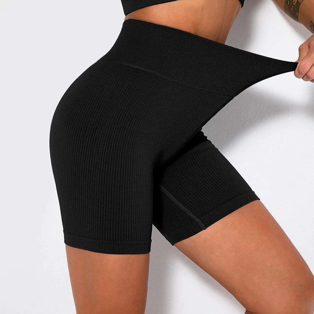 LAISIYI High Waist Leggings Workout Bottom Vital Seamless Fitness Legging Scrunch Push Up Women Gym Sport Leggings Short
