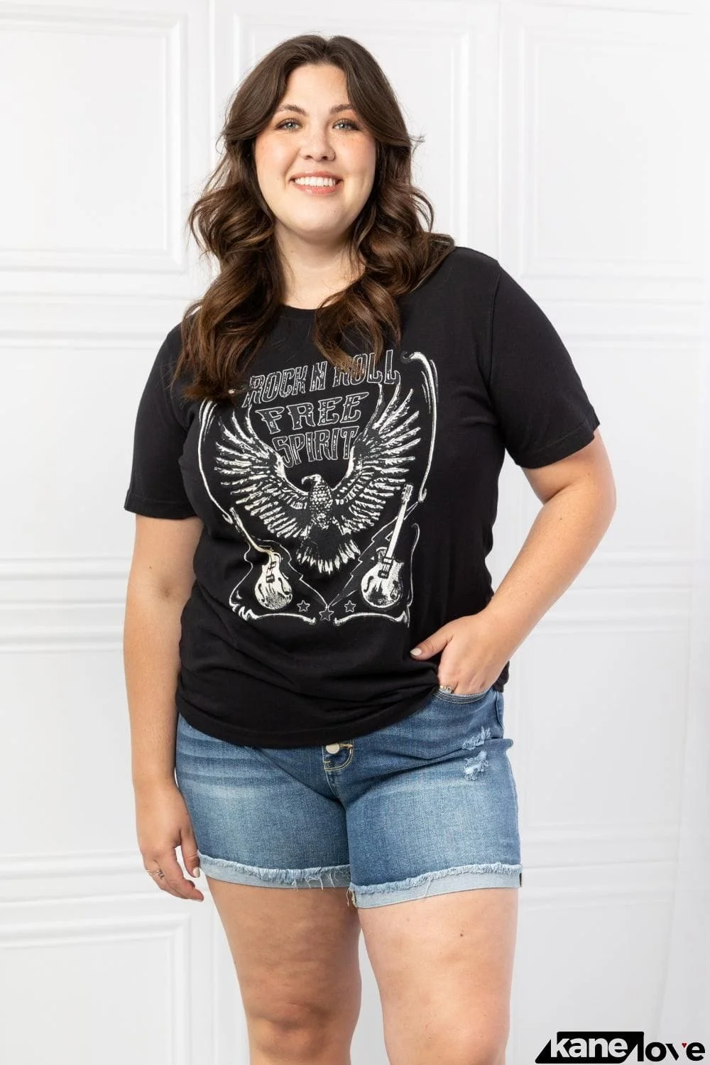 mineB Full Size Free Spirit Graphic Tee