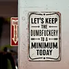 Slogan - Vintage Metal Signs - 30*40cm - Warning