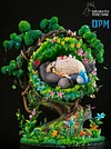 Hayao Miyazaki Desktop Little Scene Series My Neighbor Totoro - My Neighbor Totoro Resin Statue - OPM-Studio [In Stock]