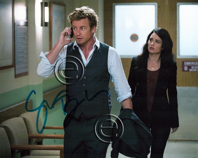 Simon Baker The Mentalist Autographed Signed Photo Poster painting 8 x 10 print Photo Poster painting picture poster wall art autograph