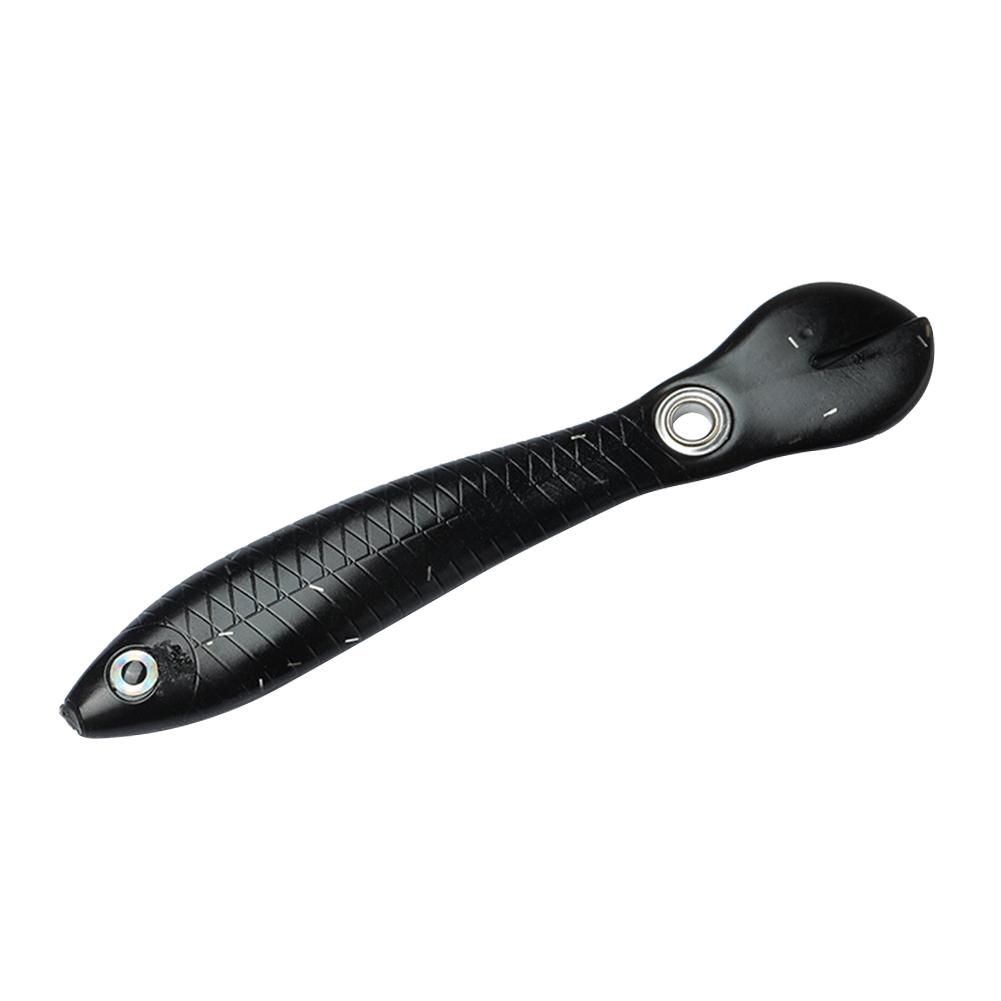 

10cm/6g Soft Bionic Fishing Baits Lure Artificial Crankbait Wobbler (Black), 501 Original