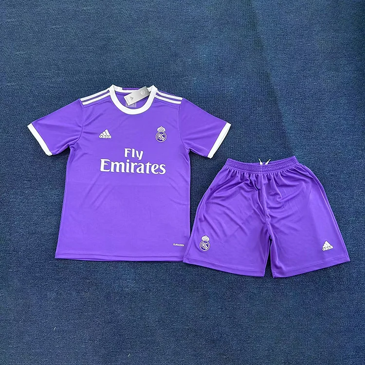 2016/17 Real Madrid Away Retro Adult Set