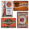 4pcs - Gas Oil - Vintage Metal Signs(12*16Inch)