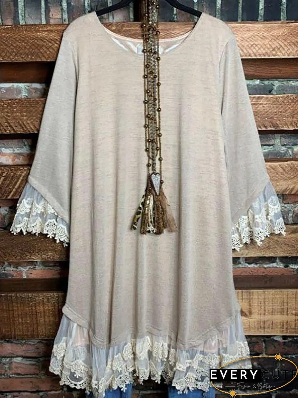 Basic Solid A-Line Tops