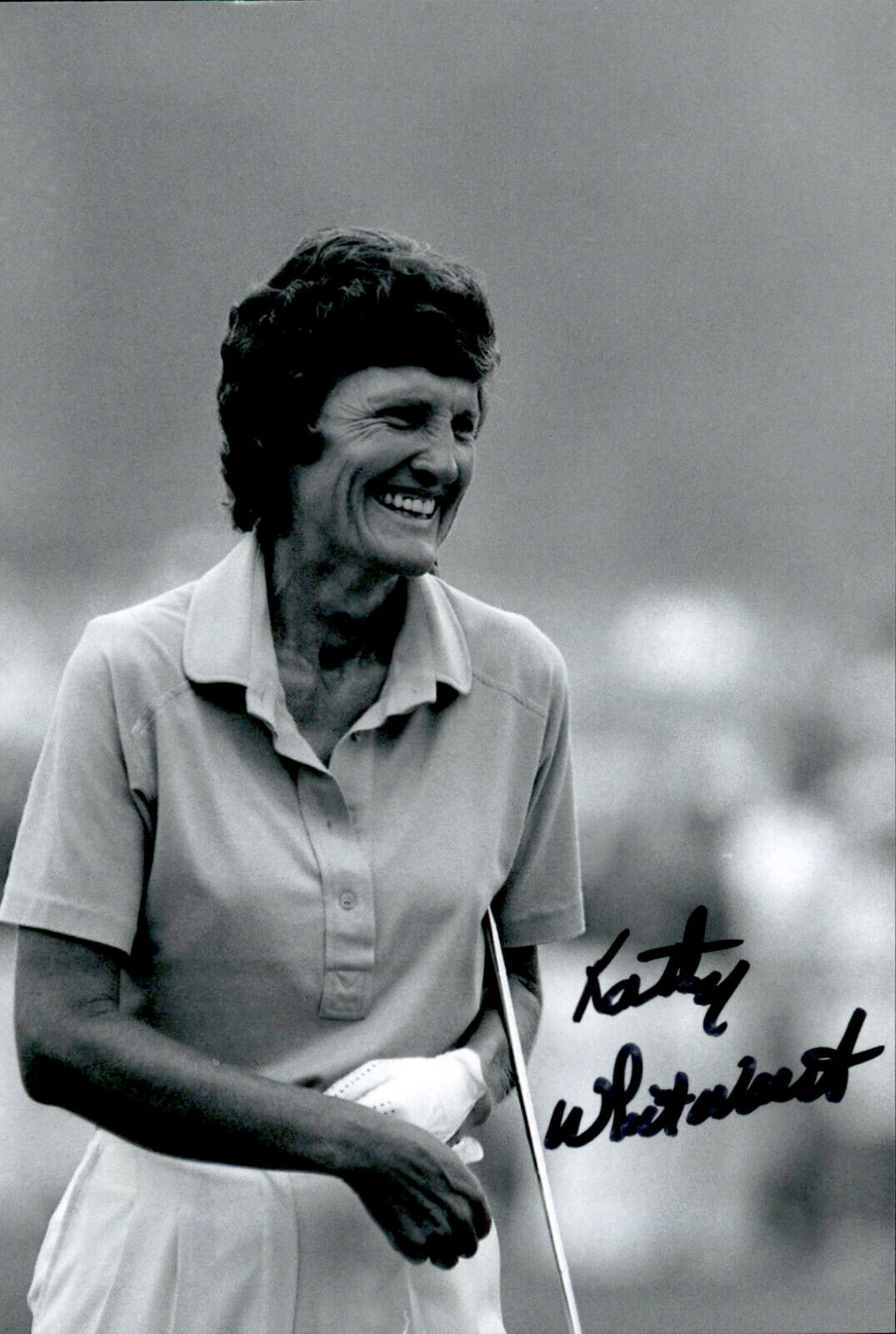 Kathy Whitworth SIGNED autograph 4x6 Photo Poster painting GOLD LEGEND / HOF HALL OF FAME LPGA 4