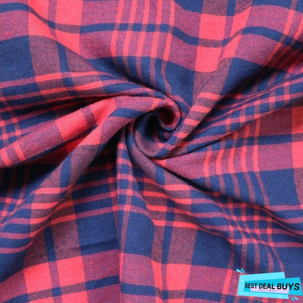 Women Plaid Shirt Sexy Off Shoulder Long Sleeve Tops Shirt Slash Neck Blouses