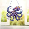 Diamond Painting Acrylic Octopus Diamond Painting Dots Hanging Pendant