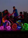 LED Bike Wheel Lights Waterproof Bicycle Spoke Lights 16 Colors Bike Tire Lights