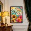 Dragonfly Sunflower Verse Diamond Painting Kits for Adults Beginners 30x40cm