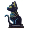 DIY Diamond Painting Rhinestones Wooden Black Cat Desk Ornament Kit