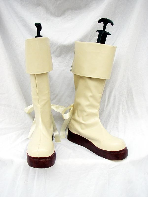 Macross Frontier Sheryl Nome Cosplay Boots White