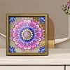 Diamond Painting Special Shaped Drill Mandala With Frame(8.46x8.46inch)