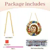 Diamond Painting Kit Hedgehog Mushroom Floral Wreath 9.45x9.45in
