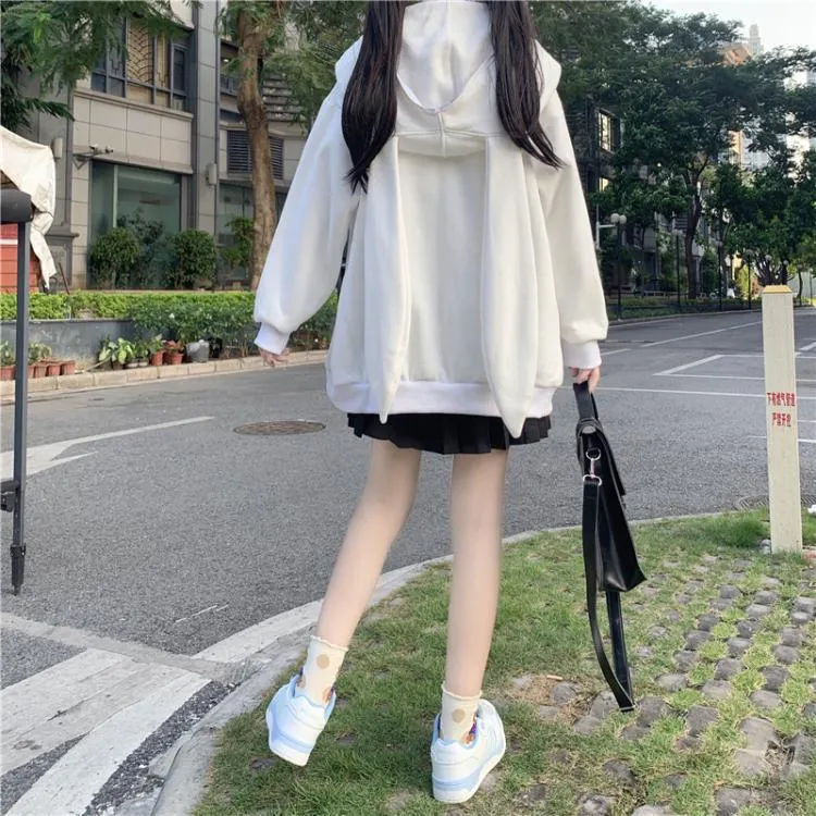 Rabbit Ears Hoodie Coat