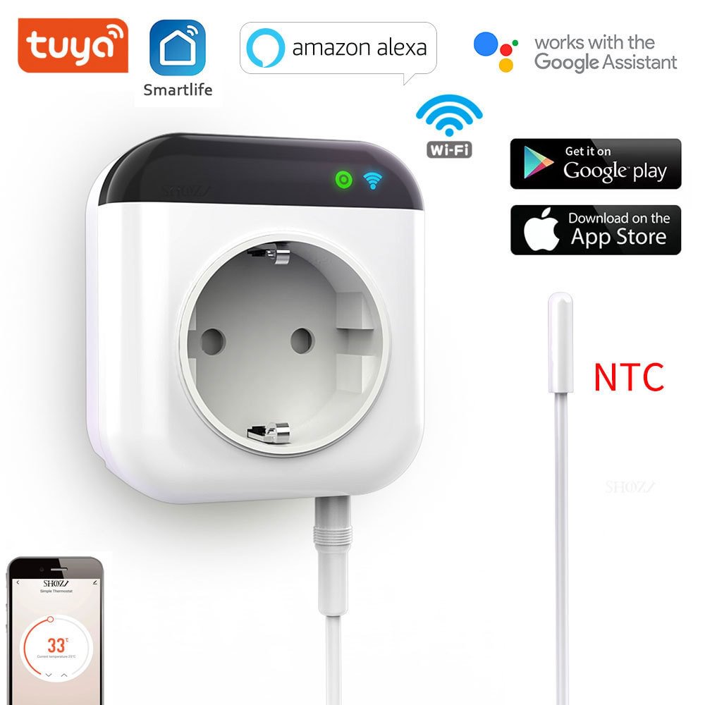 can change the smart socket thermostat wifi switch mobile phone app timing remote control graffiti thermostat RSH-WiFi-HP01 Deutsche Aktionsprodukte Full Strike Gmbh