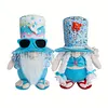 2Pcs Beach Gnomes Plush Cute Shelf Sitters with Weighted Base for Birthday Gifts