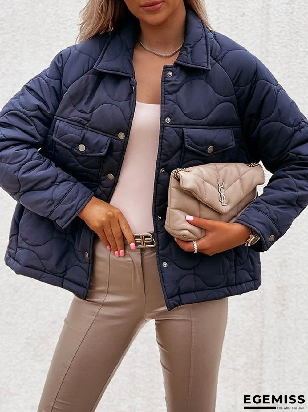 Casual Loosen Plain Outerwear | EGEMISS