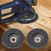 2PCS Nylon Fiber Flap Discs Angle Grinder Wear Resistant Strip Disc Buffing Wheels Multi-Use Lightweight for Clean Remove Paint Coating Rust Weld Oxidation (125x22 Grey)