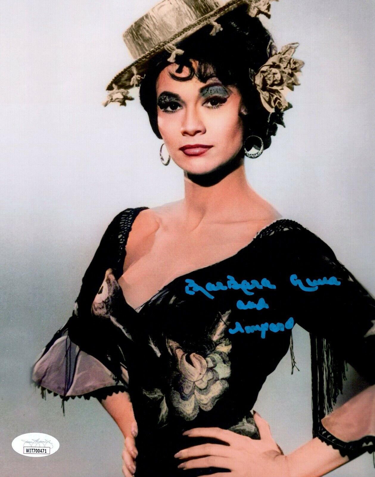 BARBARA LUNA Signed 8x10 SHIP OF FOOLS Photo Poster painting Authentic Autograph JSA COA