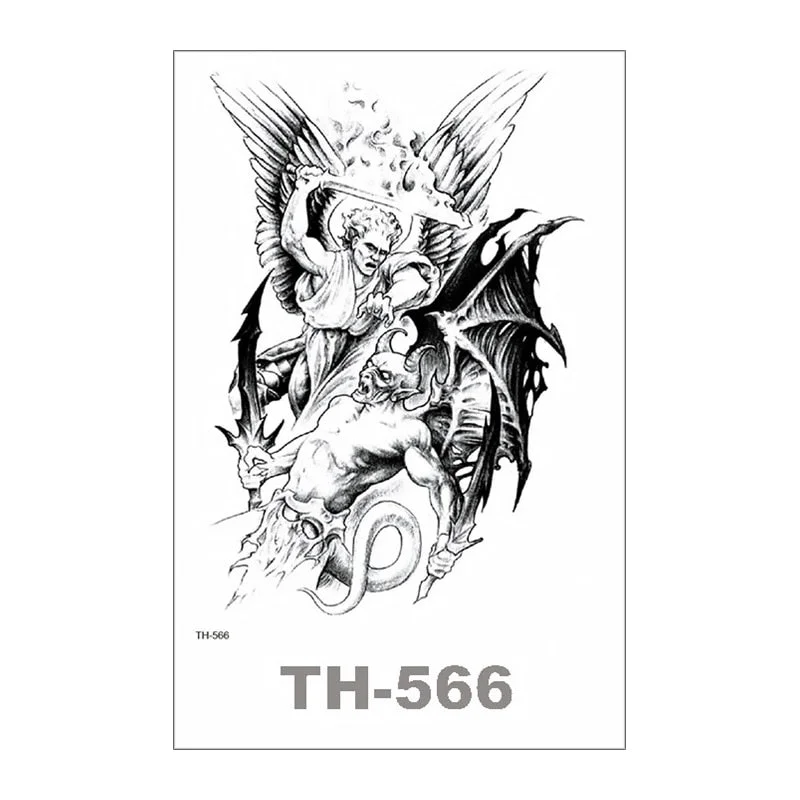 SDRAWING Temporary Tattoo For Women Sexy Tattoo Stickers Body Art Tattoo Chest Stickers Arm Tattoo Men Fashionable Fake Tatoo Cool Tattoo