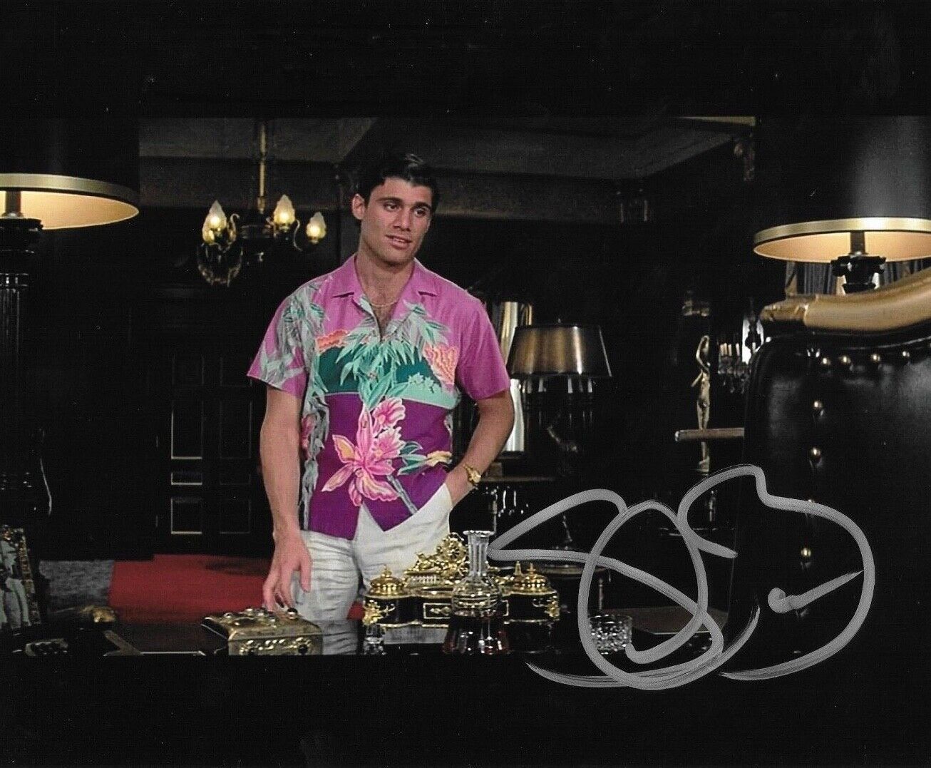 * STEVEN BAUER * signed 8x10 Photo Poster painting * SCARFACE MANNY * PROOF * COA * 40