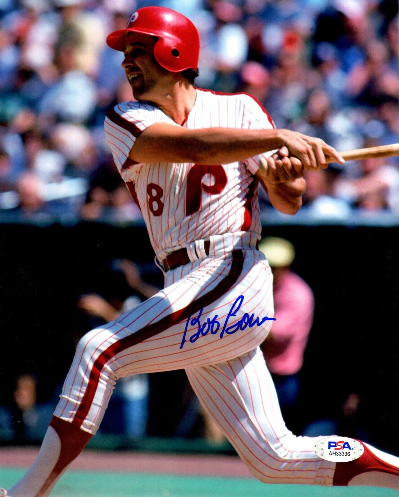 Bob Boone autographed signed 8x10 Photo Poster painting MLB Philadelphia Phillies PSA COA