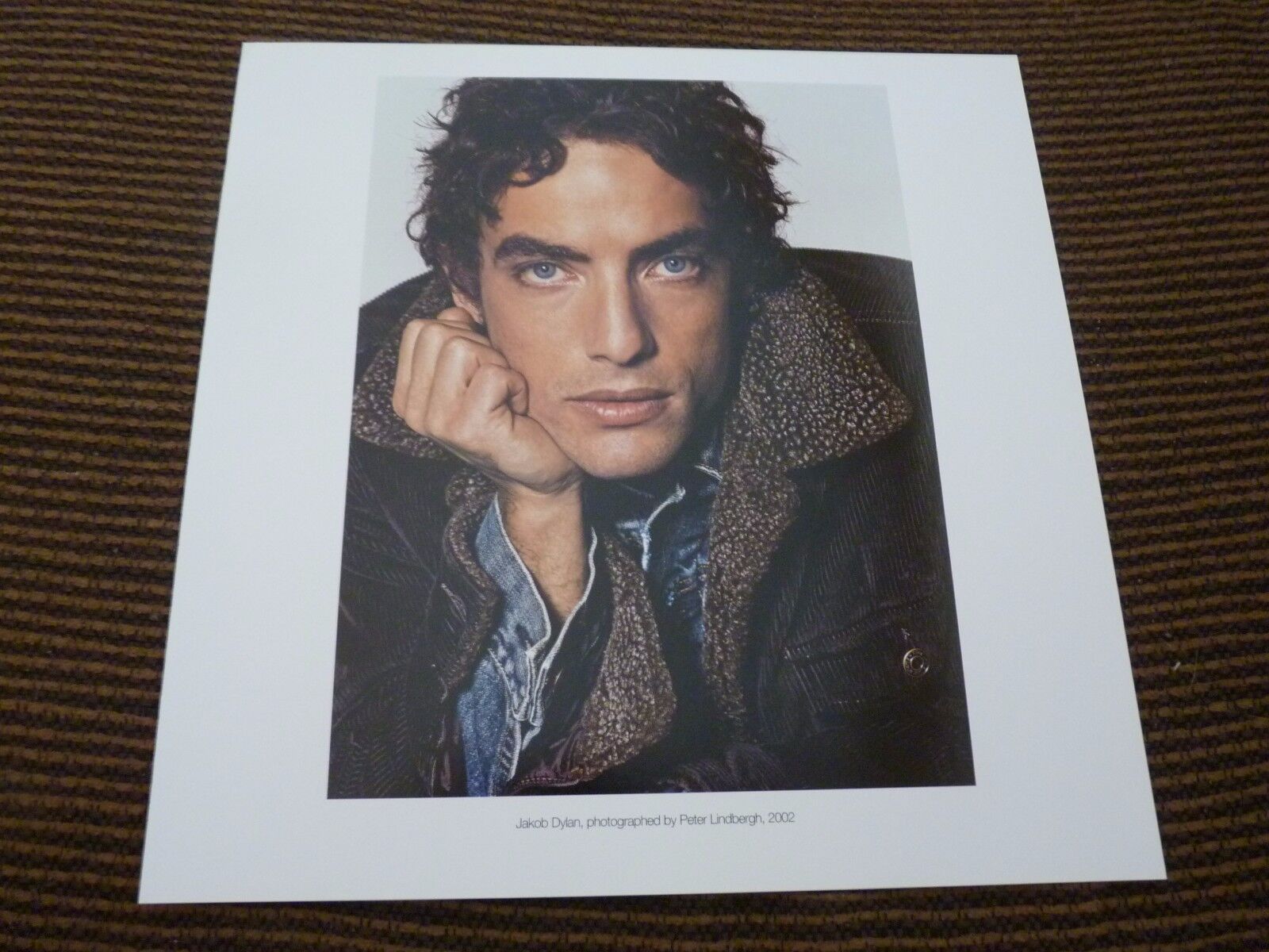 Single Page 2 Side Polly Mellen Jakob Dylan Coffee Table Book Photo Poster painting