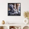 (50*50cm)Dragon Girl - Full Round Drill Diamond Painting