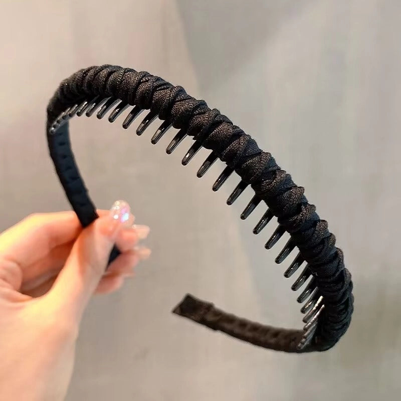 Women’s Minimalist Classic Style Solid Color Cloth Hair Band