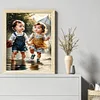 Cute Girl-11CT Counted Cross Stitch 40*50cm/15.75*19.69in