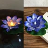  Water Floating Lotus Flower Led Candle Tealight Artificial Lotus Flowers for Water, Lights Waterproof Flame Less Floating Led Candle, Lotus for Home Decoration Floating Flowers