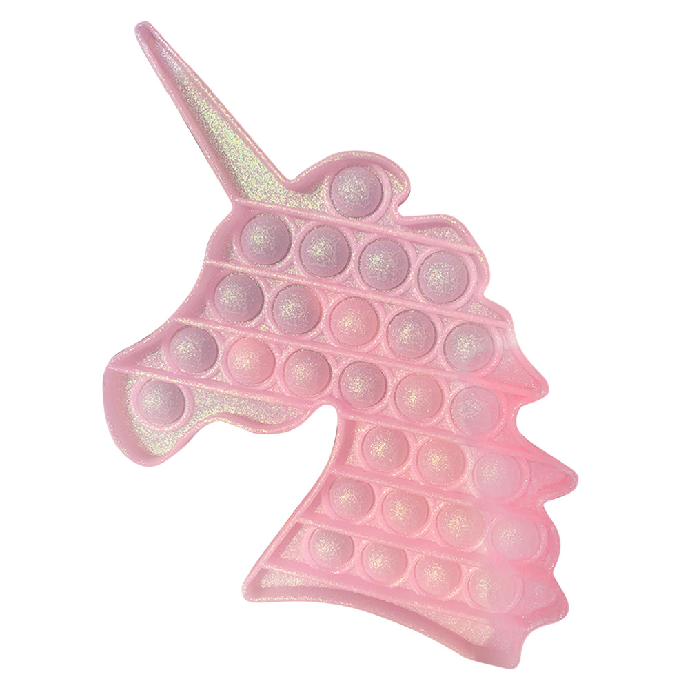 

Glitter Horn Horse (Pink) - Pop it Fidget Toy, 501 Original